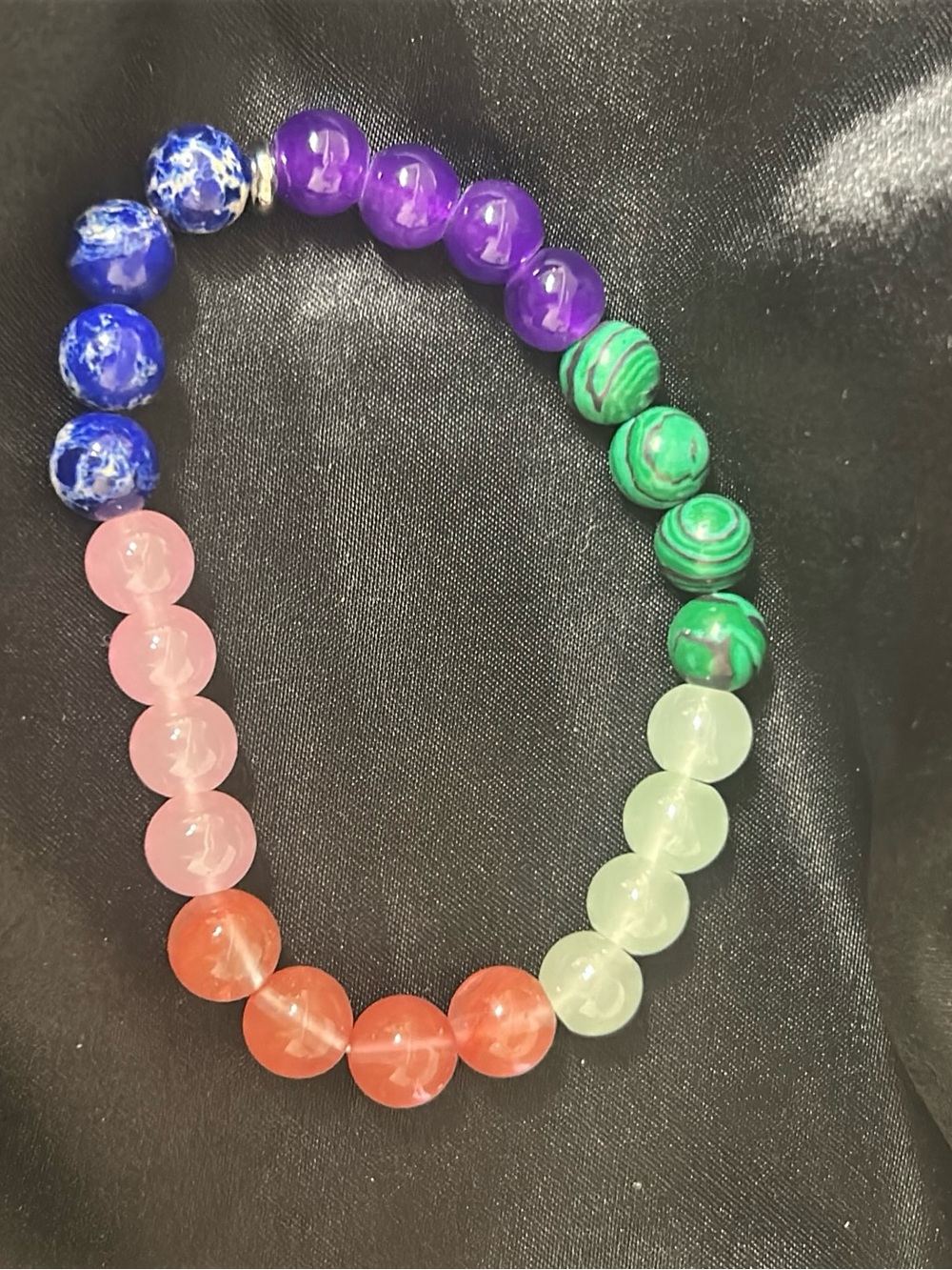 3/$15 Multicolor Beaded Stretch Bracelet